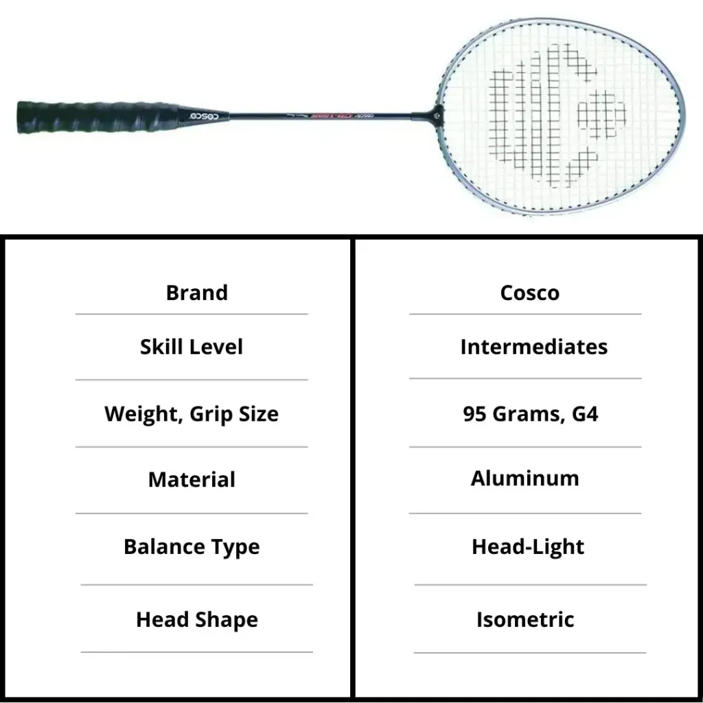 Cosco CB-150 E Aluminum Badminton Racket